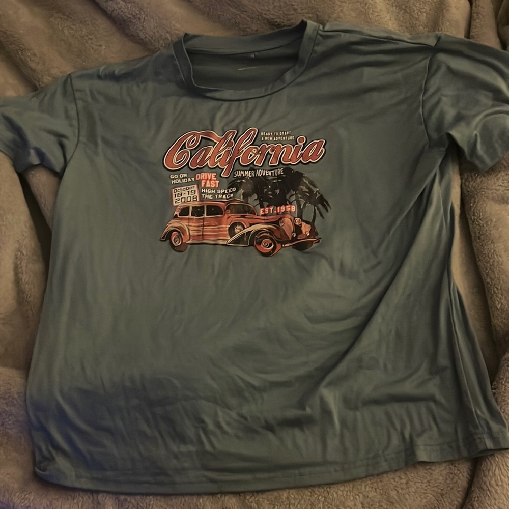 Blue California T-shirt